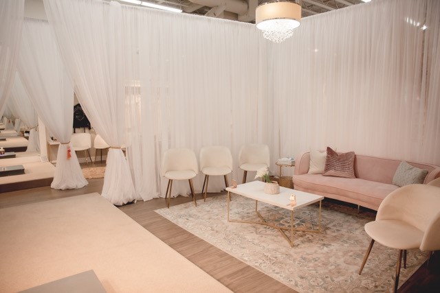 Roselily Bridal Boutique Fitting Room Area