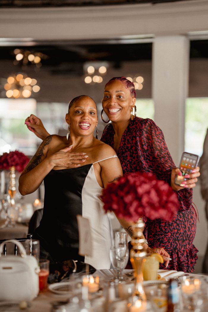 Aunts at a reception