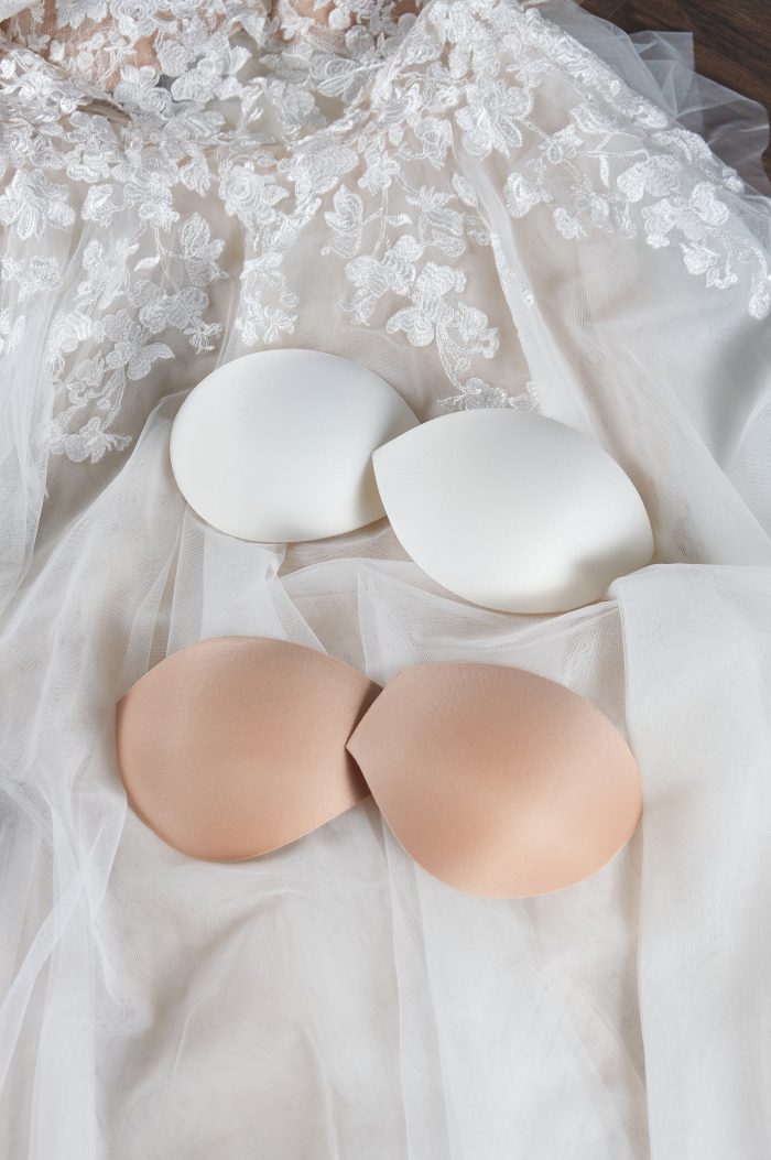 Maggie Sottero Wedding Dress Bra Cup Colors from Ivory to Light Nude