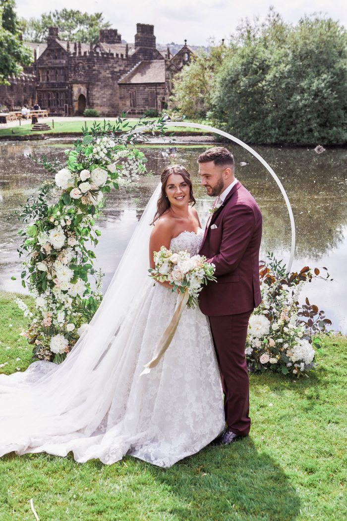 Bride wearing Alessandra by Maggie Sottero