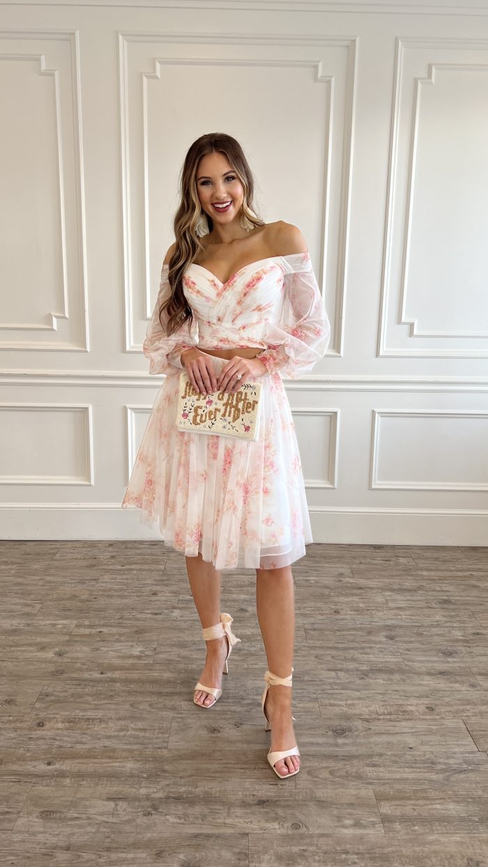 Nerida wedding dress by Sottero and Midgley converted into a two piece dress