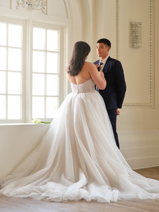 Bride wearing Brogan by Maggie Sottero