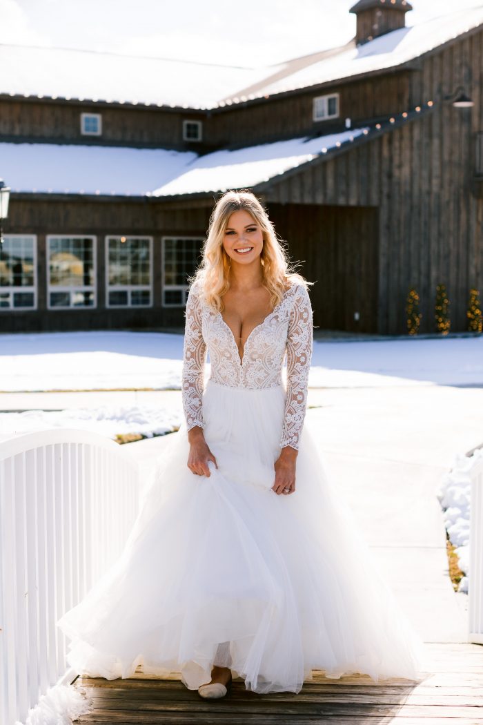 Real Bride Tulle Ball Gown Called Mallory Dawn Maggie Sottero