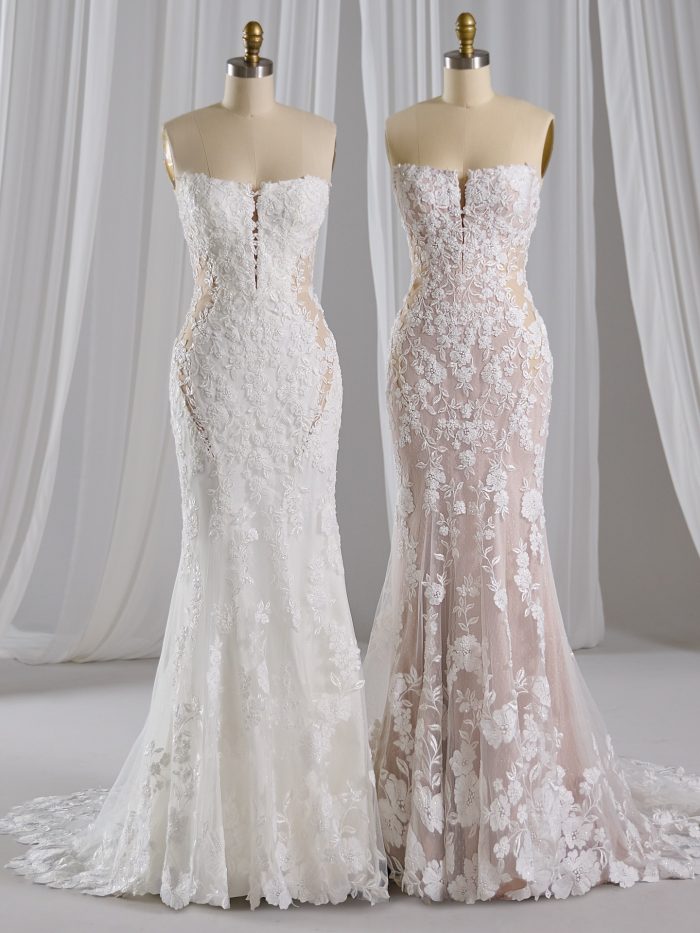 Adelaide wedding dress by Sottero and Midgley in two colorways