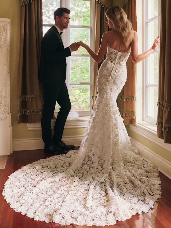 Bride wearing Warner by Sottero and Midgley