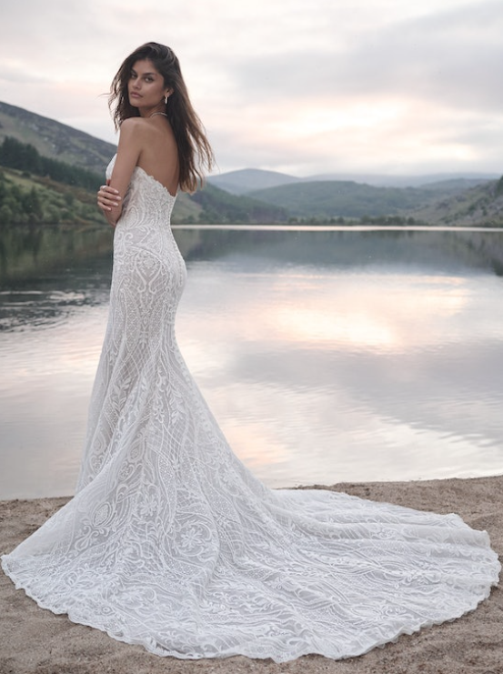 Bride wearing Bronson by Sottero and Midgley