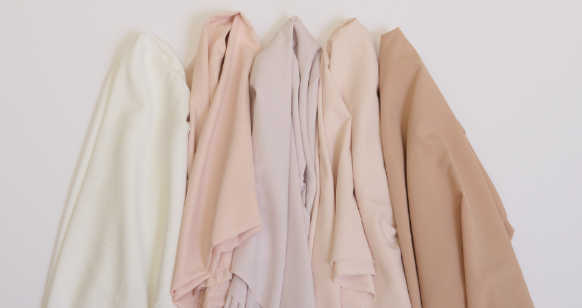 Wedding dress colorways side by side