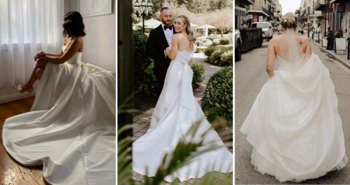 How to care for a satin wedding dress header