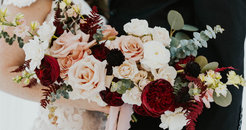 Winter wedding bouquet